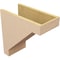 Ekena Millwork 9"W x 18"D x 18"H Classic Burlington Rough Cedar Woodgrain TimberThane Corbel, Primed Tan CORUR09X18X18BURRCPR - alternate 3